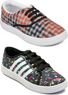 

Asian Women Casual & Running Shoes Combo Pack of 2 Casuals For Women(Multicolor