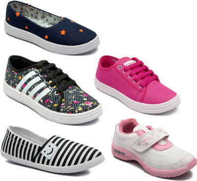 

Asian Women Casual & Running Shoes Combo Pack of  Casuals For Women(Multicolor