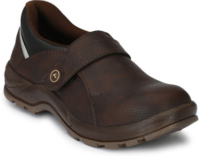

Fashion Tree SAFETY SHOE WITH STEEL TOE CAP STRAP ON TIMBERWOOD Casuals For Men(Multicolor, Brown