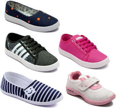 

Asian Women Casual & Running Shoes Combo Pack of 5 Casuals For Women(Multicolor