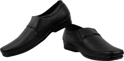 

AMJ AMJ Black Formal Shoes Slip On For Men(Black