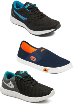 

Asian Men Casual & Running Shoes Combo Pack of 3 For Men(Multicolor