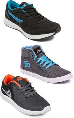 

Asian Men Casual & Running Shoes Combo Pack of 3 Casuals For Men(Multicolor