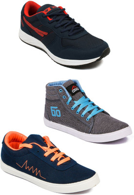 

Asian Men Casual & Running Shoes Combo Pack of 3 Casuals For Men(Multicolor