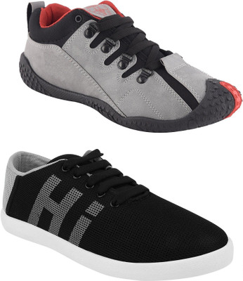 

Chevit Men's Combo Pack of 2 Sports & Casual Shoes (Running & Sneakers) Casuals For Men(Multicolor