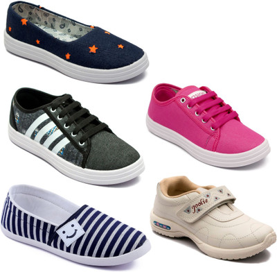 

Asian Women Casual & Running Shoes Combo Pack of  Casuals For Women(Multicolor