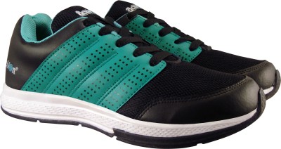 action Synergy Men's SRF7201 Black/ParrotGreen Phylon Sole Sports Walking Shoes For Men(Green, Black , 6)