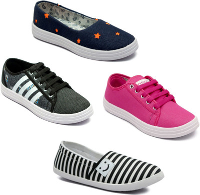 

Asian Women Casual & Running Shoes Combo Pack of 4 Casuals For Women(Multicolor