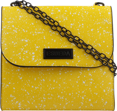 

ESBEDA Women Casual Yellow PU Sling Bag