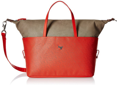 

Baggit Women Casual Orange, Grey PU Sling Bag, Grey;orange