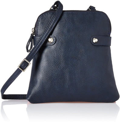 

Baggit Women Casual Blue PU Sling Bag