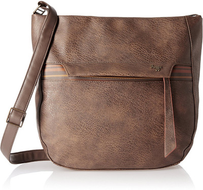 

Baggit Women Casual Brown PU Sling Bag