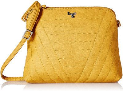 

Baggit Women Casual Yellow PU Sling Bag