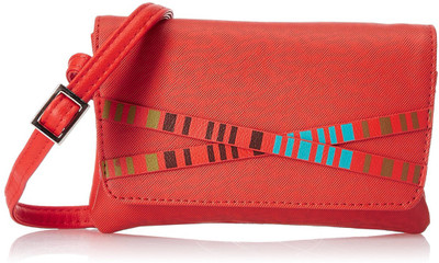 

Baggit Women Casual Orange PU Sling Bag