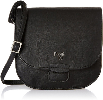 

Baggit Women Casual Black PU Sling Bag