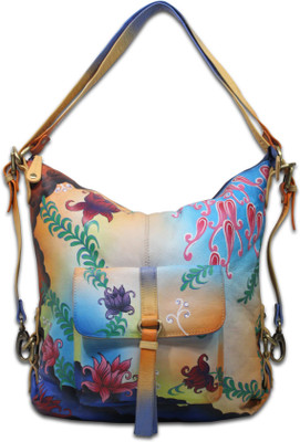 

Shankar Produce Women Casual Multicolor Genuine Leather Shoulder Bag