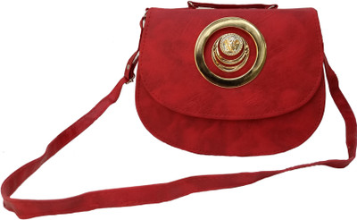 

adius Girls Casual Red PU Sling Bag