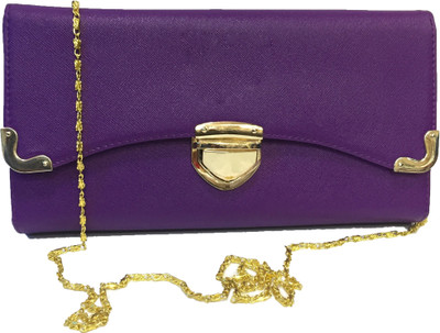 

Marvelous Gifts Girls Evening/Party Purple Leatherette Sling Bag