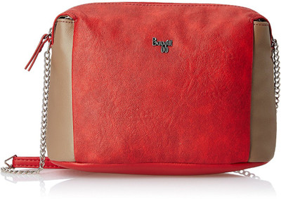 

Baggit Women Casual Red PU Sling Bag