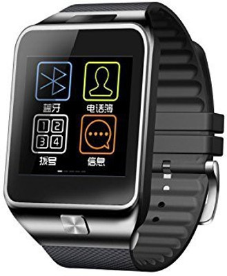

Estar M9 Smart Watch With Camera And Sim Card & Memory Card Slo SILVER Smartwatch(Black Strap FREESIZE)