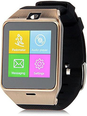

MOBILE LINK Smart Watch - Mi Redmi Y1 Compatible M9 Bluetooth Smartwatch With Camera & SIM Card Support for All Devices (Gold) GOLD Smartwatch(Brown Strap FREE SIZE)