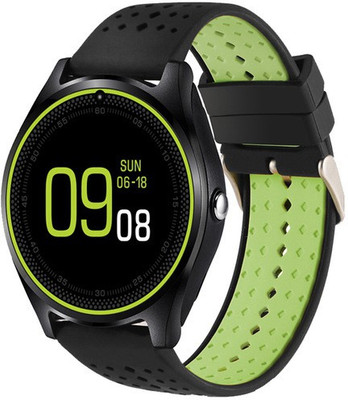 

HBNS RX007 SmartWatch With Sim Enable & Whatsapp Features and Bluetooth Connectivity features Which Is Compatible With Android and IOS Device Sepia Smartwatch(Green, Black Strap Free Size), Black;green