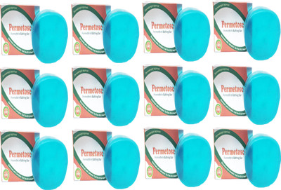 

Permetosc Permethrin soap | Scabies Soap Fungus Infection Soap Medicated Soap Medicated Bathing Bar 75gm (Pack of 12)(900 g)