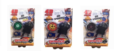 

Assemble Power Pack Hing Speed 4d Metal Masters Beyblade Pack of 3 (Multicolor)(Multicolor)