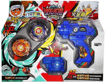 

Assemble New Invincible Beyblade Fight Battle 4D Top Launcher Set (Multicolor)(Multicolor)