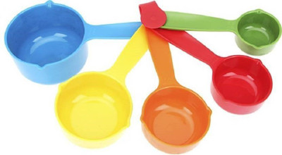 

H D enterprise Plastic Measuring Spoon Disposable Plastic Measuring Spoon Set(Pack of 5)