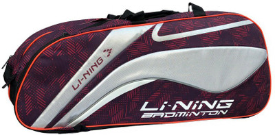 

Li-Ning ABSM201 9 in 1 Winners Badminton Kit Bag with Separate Shoe Compartment - Maroon Kitbag(Maroon, Kit Bag