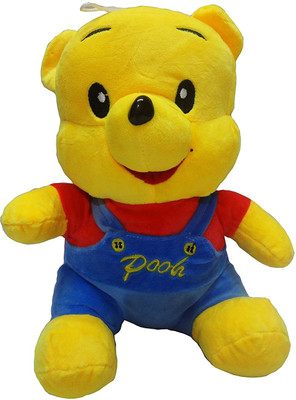 

Tako bell premium quality of colourfull sitted pooh with kids dress stuffed stuffed soft toys 38 cm - 38 cm(Multicolor)