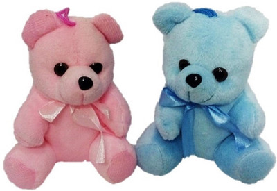 

ARP Collections Hanging Teddy Bear - 14 cm(Pink, Blue), Blue;pink