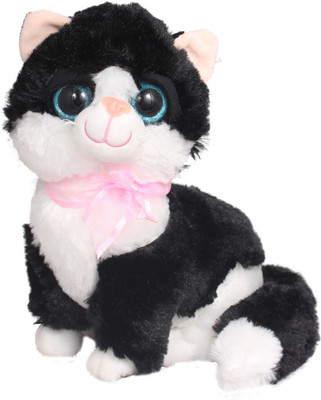 

Tickles Black Cute Little Kitten Soft Toy - 28 cm(Black)