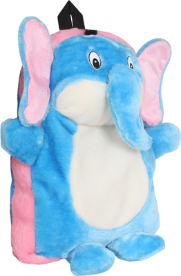 

Tickles Chubby Cute Elephant School Bag - 38 cm(Blue)