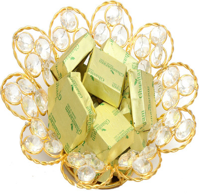 

Ghasitaram Gifts Mewa Bites- Gold Crystal Mewa Bites Bowl(240 g, Box)