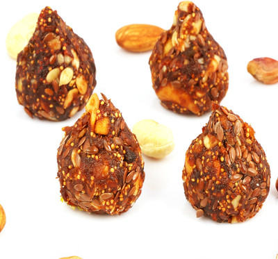 

Ghasitaram Gifts Anjeer Flax Seeds Sugarfree Modaks(800 g, Box)