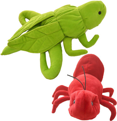 

Cuddly Toys Grasshopper and Ant Storytelling Hand Puppets(Pack of 2)