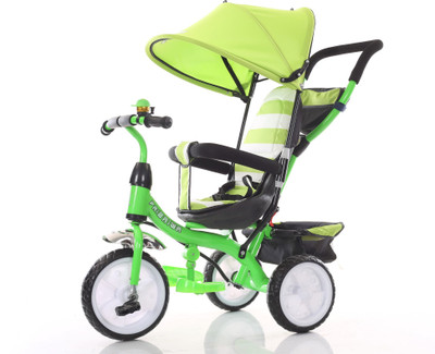 

Toyhouse Corsa Stroll N Trike THTR012G Tricycle(Green), Multicolor