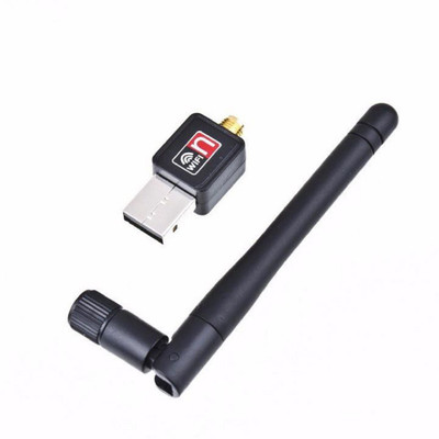 

Padraig Wireless Wi-Fi Antenna Dongle Connector 802.11n Wi-Fi 2.4GHz Wireless LAN Network Card For All PC, Desktop, Laptop, Androids, IOS Devices, Access High-Speed Internet Connection,1-14 Channel, USB Adapter(Black)