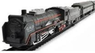 

Fabofly Battery Operated Train Set With Head Light (13 Pieces)(Multicolor)
