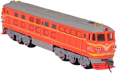 

Emob Orange Color High Quality Battery Operated Moving Train Toy with Realistic Light and Sound(Multicolor)