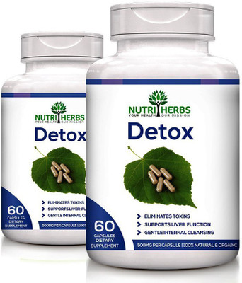 

Nutriherbs Detox Detoxify - 60 Capsules (Pack of 2)(120 No)