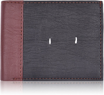 

Forester Men Casual Brown, Black Artificial Leather Wallet(12 Card Slots)