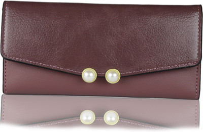 

iSweven Girls Brown Artificial Leather Wallet(10 Card Slots)