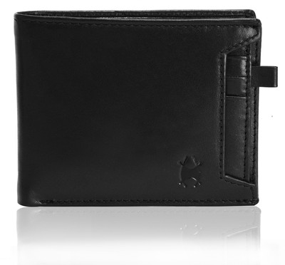 

Xtag Men Black Genuine Leather Wallet(6 Card Slots)