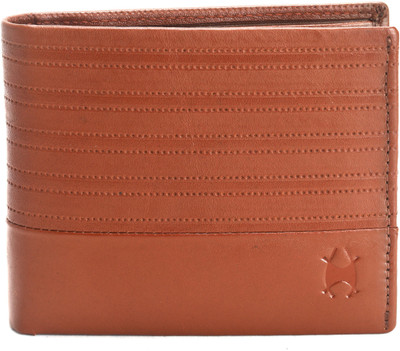 

Xtag Men Brown Genuine Leather, Fabric Wallet(7 Card Slots)