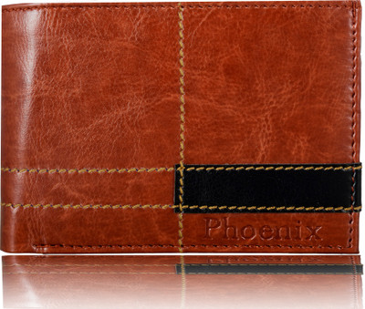 

Phoenix Men Maroon Genuine Leather Wallet(6 Card Slots)