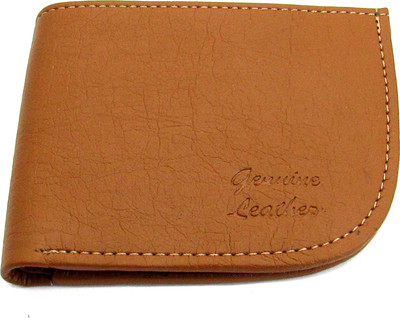 

Besto Men Tan Genuine Leather Wallet(10 Card Slots)
