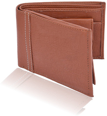 

Accezory Men Tan Artificial Leather Wallet(9 Card Slots)